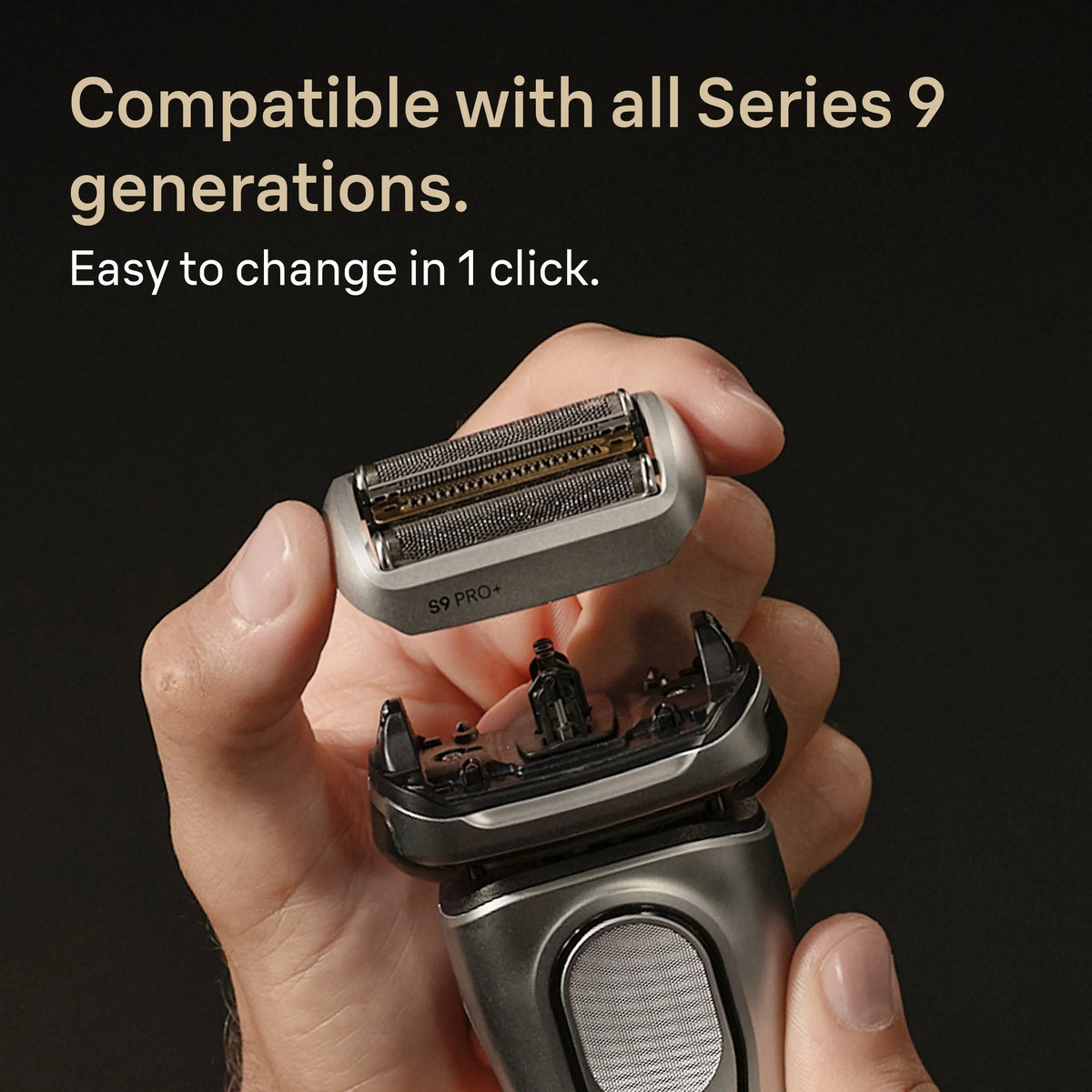 Braun Series 9 Shaver Replacement Head Part 94M, Compatible with All Series 9 Electric Shavers