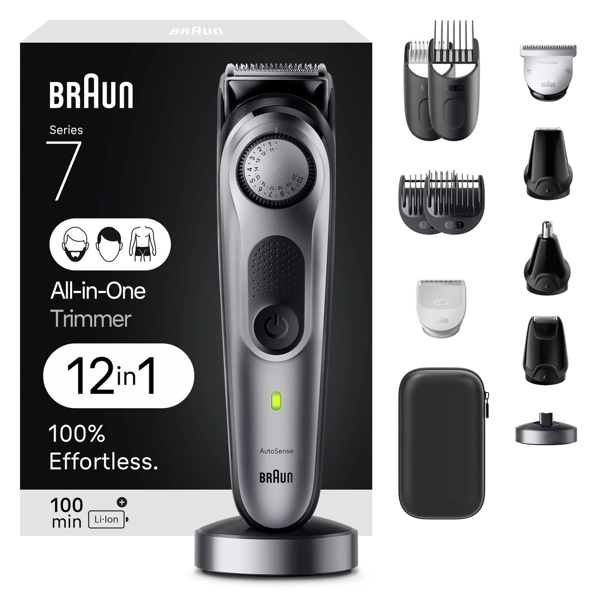 All-in-One Series 7 Trimmer, 12-in-1 Kit, 7440
